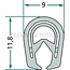 GRANIT Dichtgummi - 5 Meter - 654A2051/5 | Klemmbereich: 1 - 3 mm | Länge: 5 m | B: 9 mm | H: 11,8 mm