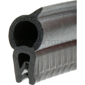 GRANIT Raamrubber klembereik 1 - 2,5 mm, 13 x 29,5 mm - 5 meter