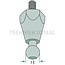 GRANIT Ball pin steel - 65404035, 4345708, 04345708 | A: M8 mm | E: 13 mm | SW: 22