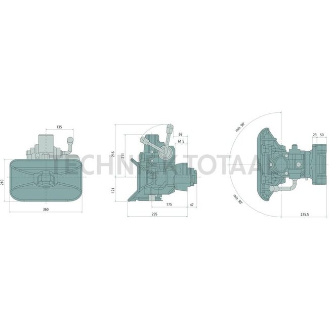 ROCKINGER Flanschkupplung automatisch | 48,7 mm | 160 x 100 mm | 21 mm | 1000 kg | 190 kN - RO560A60000