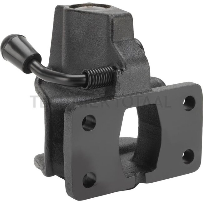 ROCKINGER Aanhangerkoppeling - 787243A35000 | Vergrendeling: Pen automatisch | Gatenpatroon: 120 x 55 mm | Boring: M15 mm | Oplegdruk: 350 kg | D-waarde: 30 kN | Kleur: zwart | Aantal gaten: 4 | Omschrijving: Compacte koppeling voor bestelwagens, bestelwagens, terr
