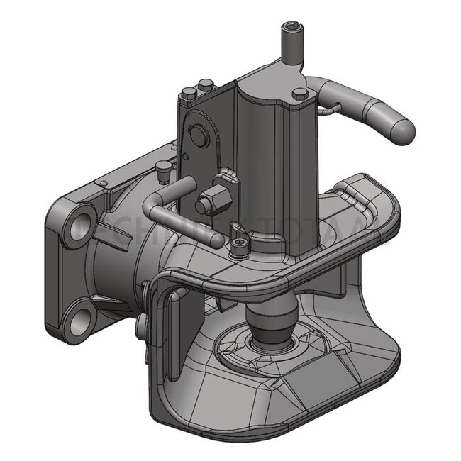 Scharmüller Flange hitch automatic 38 mm, 140 x 80 mm, M20, 2000 kg, 82,4 kN - 5.1413.221-A02, 05.1413.221-A02