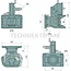 Scharmüller Flenskoppeling CH-I met afstandsbedieningvoorbereiding voor andere fabrikanten - 777051603221 | Vergrendeling: Pen automatisch | Koppelingspen: 38 mm | Gatenpatroon: 160 x 100 mm | Boring: M20 mm | Oplegdruk: 2000 kg | D-waarde: 89,3 kN | Kleur: zwart | A