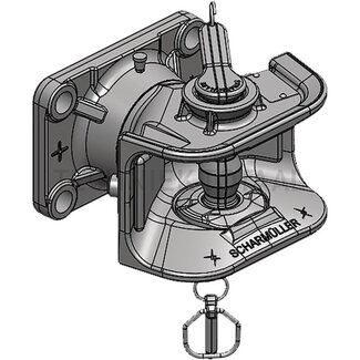 Scharmüller Flanschkupplung manuell 38 mm, 160 x 100 mm, M20, 2000 kg, 89,3 kN