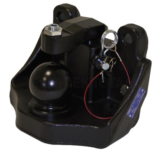 ROCKINGER Ball hitch - 787825B50001, RO825B50002 | Lock: ball 80 | Hole pattern: 160 x 100 mm | Load capacity: 4000 kg | D-value: 100 kN | Hole: M21 mm | No. of holes: 4 | Colour: Black
