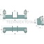 Scharmüller Forced steering For 80 hitch insert - 77700520330, 0.520.33.0-A02, 00.520.33.0-A02 | Assembly notes: Both ends | Lock: K50 | Steering power: 2 t | Internal width: 101 mm | Colour: Black | Description: Approved for steering forces up to 20 kN (2 t)