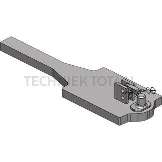 Scharmüller Support plate Piton Fix 2000 kg, 990 x 296 mm, thickness 45 mm