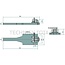 Scharmüller Draagplaat Piton Fix 2000 kg, 990 x 296 mm, dikte 45 mm