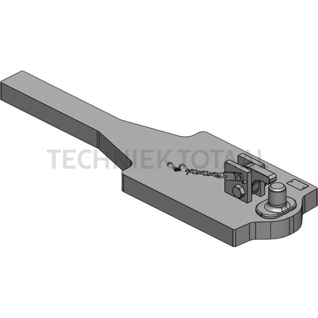 Scharmüller Tragplatte - 777009610460, 0.961.046.0-A01, 00.961.046.0-A01 | Verriegelung: Piton Fix | Stützlast: 3000 kg | D-Wert: 84,1 kN | Länge: 990 mm | Breite: 296 mm | Stärke: 50 mm | Farbe: Schwarz Grundiert | Länge x Breite: 990 x 296 mm