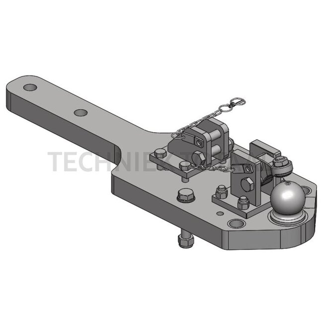 Scharmüller Draagplaat K80 - 7770096031330 | Vergrendeling: Kogel 80 | Oplegdruk: 3700 kg | D-waarde: 89,3 kN | Lengte: 930 mm | Breedte: 297 mm | Dikte: 50 mm | Aantal hartbouten: 2 | Kleur: AGCO grijs | Lengte x breedte: 930 x 297 mm | Oplegdruk: 3.7 ton | Uitvoeri