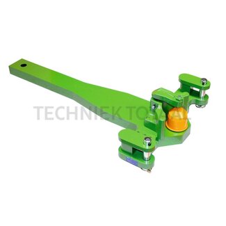 ROCKINGER Support plate ball 80, forced steering 4500 kg, 930 x 180 mm