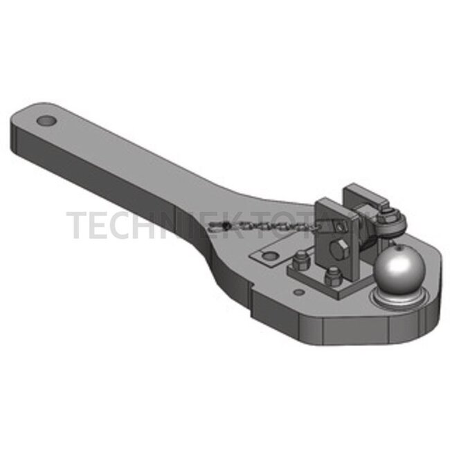 Scharmüller Support plates ball 80, 3000 kg, 868 x 290 mm, thickness 50 mm