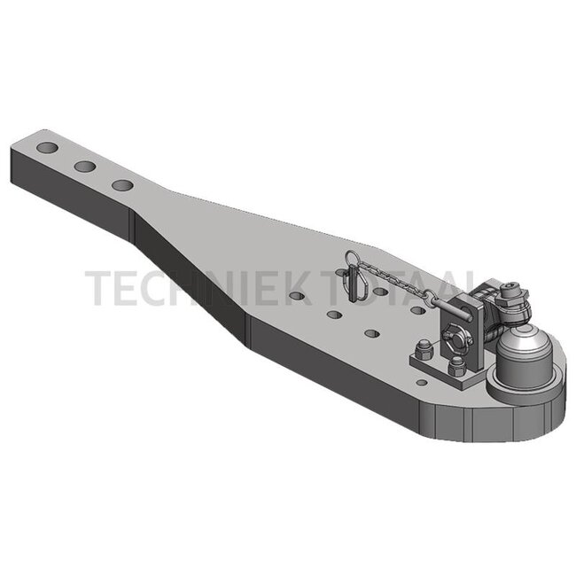 Scharmüller Tragplatten Kugel 80, 3000 kg, 1110 x 280 mm, Stärke 60 mm