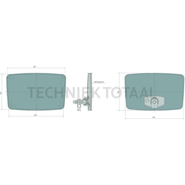 GRANIT Mirror - 65402181, 3231515R2, I3231515R2, 3231515R1