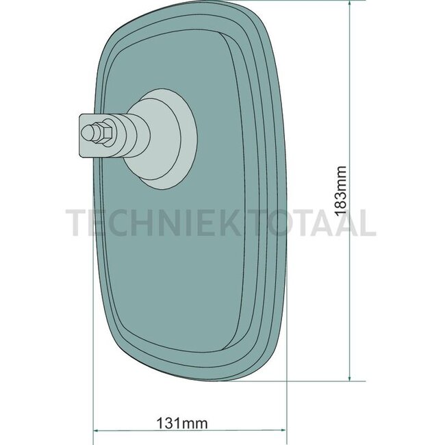 GRANIT Mirror 183 x 131 mm - 60.10.01