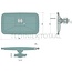 GRANIT Mirror unheated 318 x 186 mm, rod Ø 14 - 20 mm | 512510127H
