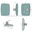 GRANIT Mirror Right/left | 298 x 219 mm | rod Ø 18 - 22 mm - 1000316535, 8SB501550-001
