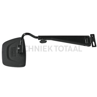 GRANIT Spiegel 245 x 180 mm, unbeheizt, rechts mit Halter, Stange-Ø 18 mm