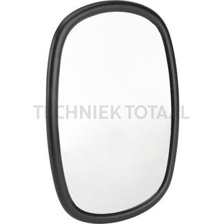 GRANIT Mirror black unheated 185 x 130 mm, rod Ø 10, 12, 13 mm