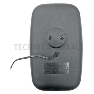 GRANIT Spiegel 282 x 174 x 99 mm, verwarmd 12 V, stang-Ø 16, 19, 22 mm JCB