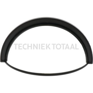 GRANIT Panoramaspiegel 220 x 110 mm - radius 100 mm - stang Ø 10-20 mm