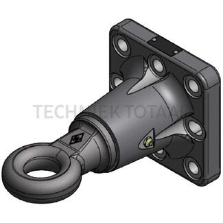 Walterscheid Zugöse Pick-Up Hitch Ø 50 mm, 145 x 145 mm, 8-Loch, drehbar
