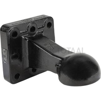 Scharmüller Drawbar eye VEGA ball 80, 8-hole 145 x 145 mm, M21, 253,5 mm, 4000 kg