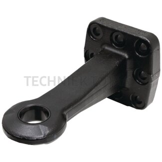 ROCKINGER Zugöse Flansch Ø 40 mm, 130 kN, 1000 kg, 8-Loch 110 x 100 mm