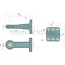 Scharmüller Drawbar eye - 77700652240, 8000616 | Version: Flange | D-value: 89,3 kN | Hole pattern: 110 x 100 mm | Towing eye Ø: 40 mm (42 mm thick) | Load capacity: 2500 kg | Colour: Cathodic dip coating, black | No. of holes: 6 | Overhang: 240 mm | Hole: M16 mm | F