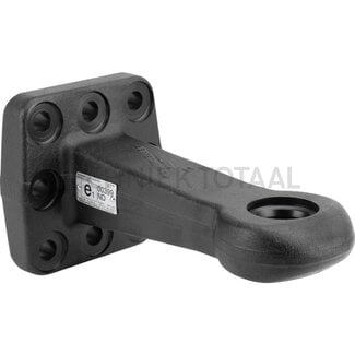 Scharmüller Drawbar eye flange Ø 40 mm, 110 x 100 mm, working length 240 mm
