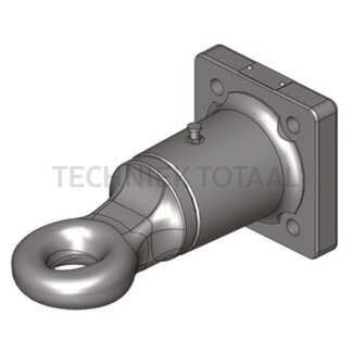 Scharmüller Trekoog Pick-Up Hitch Ø 50 mm, 110 x 100 mm, werklengte 265 mm