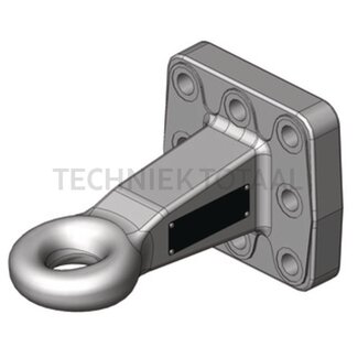 Scharmüller Drawbar eye Pick-Up Hitch Ø 50 mm, 130 x 130 mm, working length 240 mm