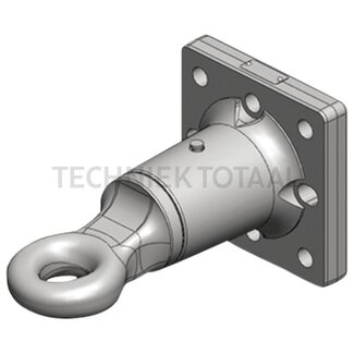 Scharmüller Zugöse Pick-Up Hitch Ø 50 mm, 145 x 145 mm, Arbeitslänge 295 mm