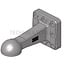 Scharmüller Drawbar eye 120,2 kN, 8-hole vertical, 145 x 145 mm, M20, 320 mm - 0.650.95.0-A02, 00.650.95.0-A02