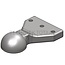 Scharmüller Drawbar eye flange 3-hole horizontal, 57,2 kN, nose weight 2000 kg - 0.663.82.0-A02, 00.663.82.0-A02