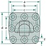 Sauermann Trekoog kogel 80, 110 x 100 mm, 8-gaats, 93,6 kN - D04439608