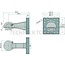 Scharmüller Trekoog - 777006659010 | D-waarde: 120 kN | Flens: 12-gaats, verticaal | Oplegdruk: 4000 kg | Gatenpatroon: 160 x 160 mm | Boring: M20 mm | Aantal gaten: 12 | Kleur: zwart | Vergrendeling: Kogel 80 | Werklengte: 250 mm | EG-goedkeuring: VO (EU) 2015/208 |