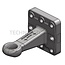 Scharmüller Trekoog - 77700654240 | Uitvoering: Flens | D-waarde: 102,4 kN | Gatenpatroon: 145 x 145 mm | Trekoog Ø: 40 mm (42 mm dik) | Oplegdruk: 3000 kg | Kleur: zwart | Vergrendeling: Standaard trekoog | Aantal gaten: 8 | Werklengte: 250 mm | Boring: M20 mm | Fle