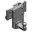 Scharmüller Innenteil System JSV-Scharmüller - 77705732505 | Schienenbreite: 325 mm | Führungsbreite: 26 mm | Rastbolzen Ø: 25 mm | Stützlast: 250 kg | D-Wert: 31 kN | Ausladung: 160 mm | Plattenhöhe: 133 mm | Bohrung: M20 mm | Farbe: Schwarz | Beschreibung: Höhenver