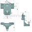 Scharmüller Innenteil System JSV-Scharmüller - 77705732505 | Schienenbreite: 325 mm | Führungsbreite: 26 mm | Rastbolzen Ø: 25 mm | Stützlast: 250 kg | D-Wert: 31 kN | Ausladung: 160 mm | Plattenhöhe: 133 mm | Bohrung: M20 mm | Farbe: Schwarz | Beschreibung: Höhenver