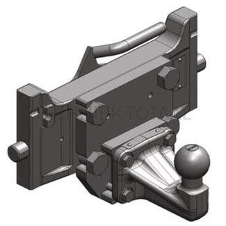 Scharmüller Trekhaak K50 Scharmüller S32, rail 330 mm, pen Ø 25 mm, 31 kN