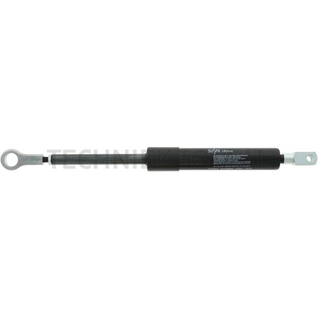 GRANIT Gasfeder 2200N - 65498178, 9655694, 467758, 0009655694, 0009655714 | A: 371 mm | B: 202 mm | C: 16,2 mm | D: 8 mm | d1: 14 mm | d2: 28 mm | Stroke: 71,5 mm | Newtons: 2200