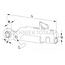Walterscheid Stabilisator ASST-B met spanstift 350 mm, Ø 19,1 mm, B 44 mm, M30 | 1309021