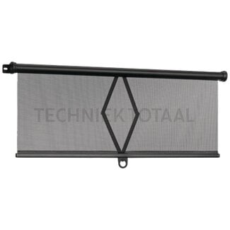 Rolzonwering met schaarconstructie 450 x 330 mm, transparant