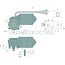 GRANIT Wischermotor 12 V, 360°, M14 x 1, konisch 8 x M6