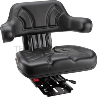 GRANIT Trekkerstoel mechanisch PVC 50 - 120 kg, veerweg 80 mm, lengte 535 mm