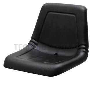 GRANIT Aufsitzmäher Sitz PVC Kunstleder, Breite 480 mm, Höhe 364 mm, schwarz