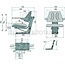 GRANIT Traktorsitz mechanisch gefedert - PVC Kunstleder