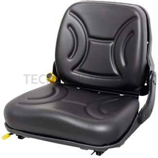GRANIT Heftruckstoel mechanisch PVC, spoormaat variabel, breedte 480 mm
