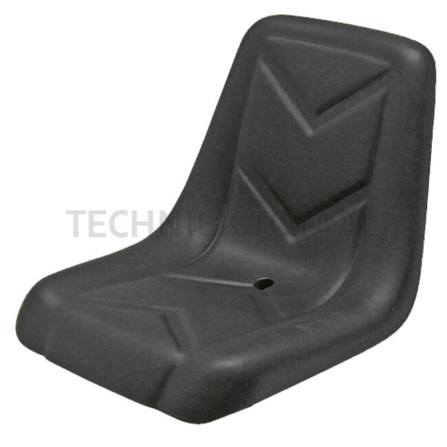 GRANIT Aufsitzmäher Sitz PVC Kunstleder, Breite 395 mm, Höhe 350 mm, schwarz